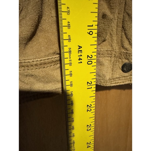 Superdry Medium Suede Distressed Jacket In Brown - Picture 5 of 6